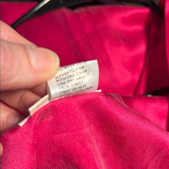 Vintage 80’s Mary Jo Bruno Barbie Pink Silk Sheath Dress Size Small - Picture 7 of 7